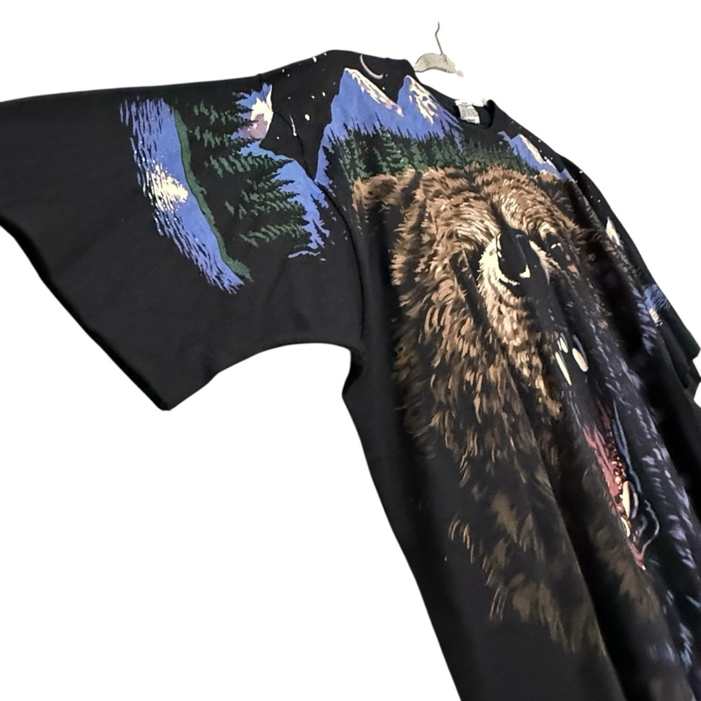 Rare Liquid Blue 1995 All Over Print Grizzly Bear John Connell Tee Size XXL. - Picture 6 of 11